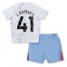 Aston Villa Jacob Ramsey #41 Bortedraktsett Barn 2023-24 Korte ermer (+ Korte bukser)